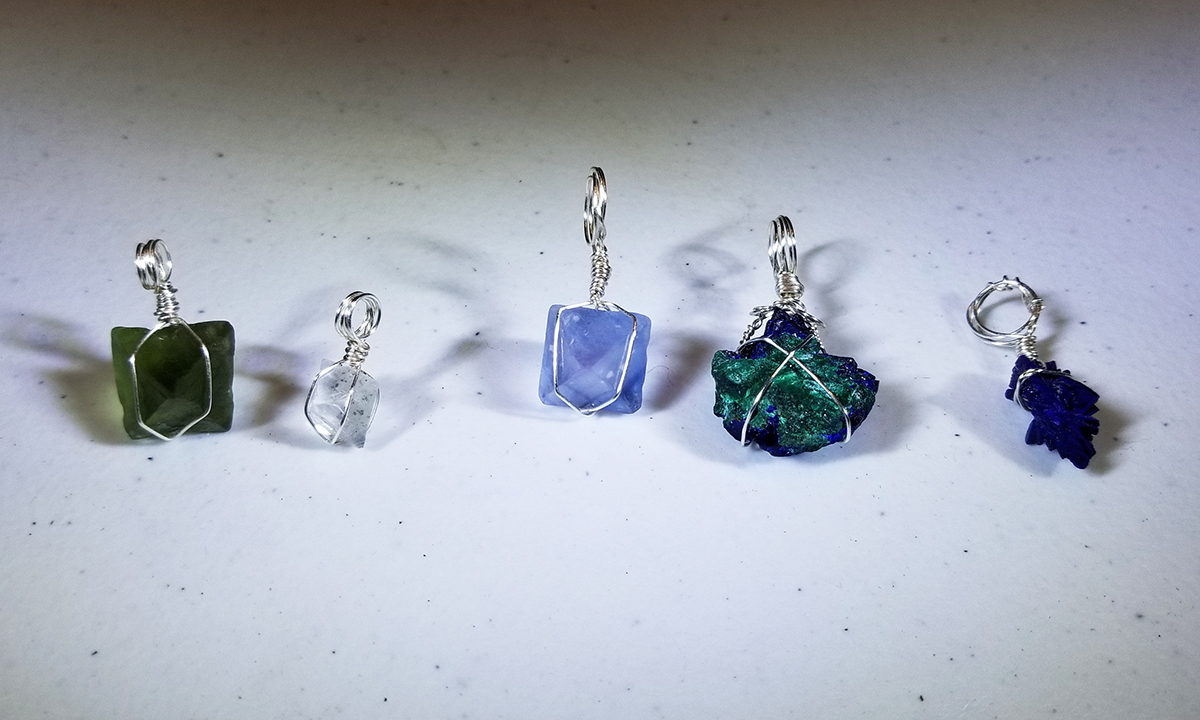 Custom Wire Wrapped Stone Jewelry