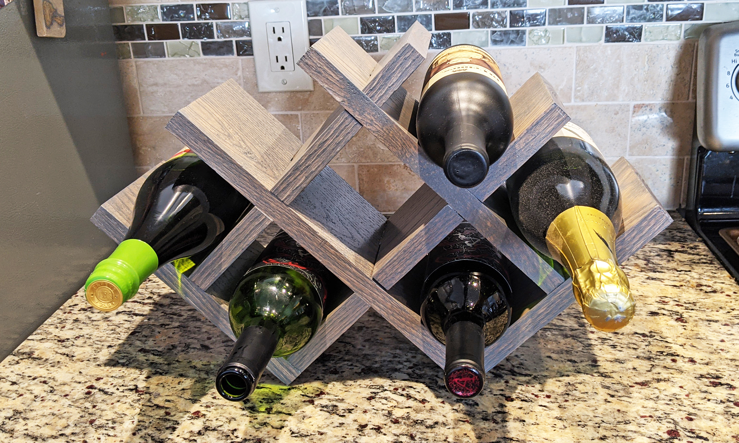 You are currently viewing Small Custom Hardwood Wine Rack